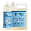Mrs. Meyer's Rain Water Dish Soap & Refill Set