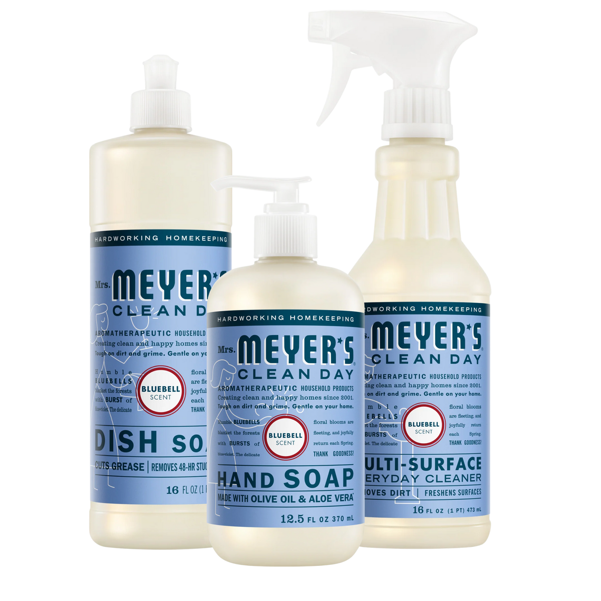 Mrs. Meyer's Bluebell Kitchen Basics Set