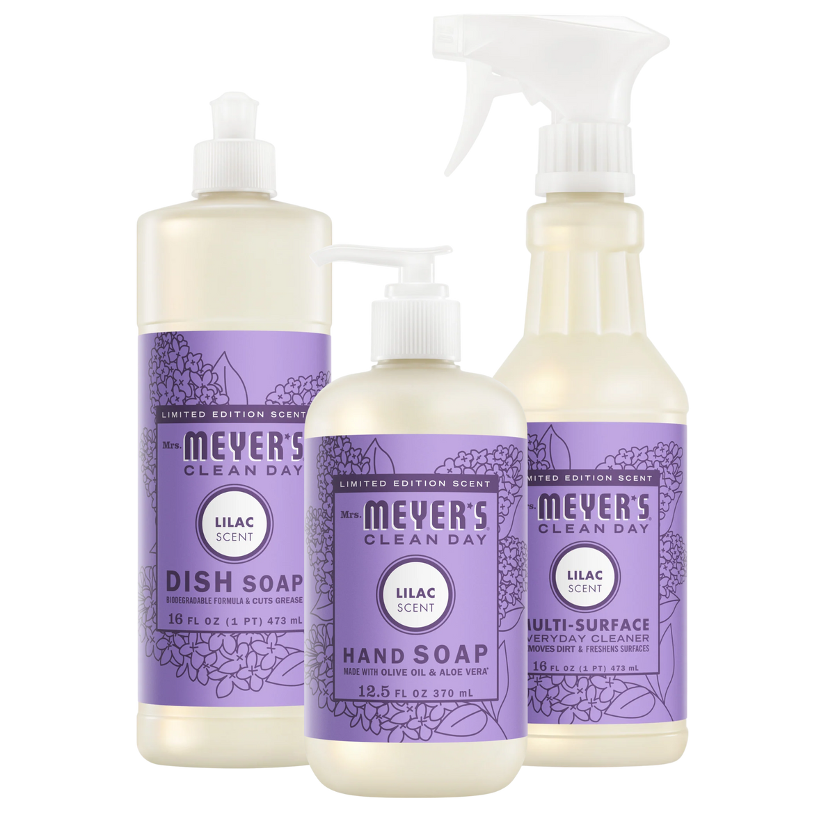 Mrs. Meyer's Lilac Kitchen Basics Set