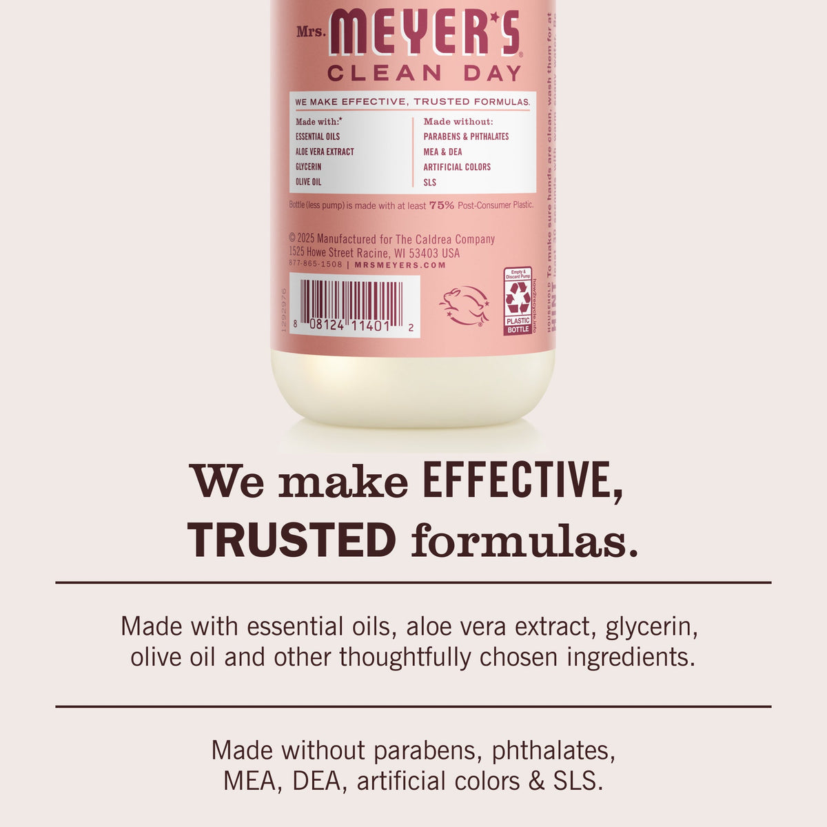 Mrs. Meyer's Rose Liquid Hand Soap