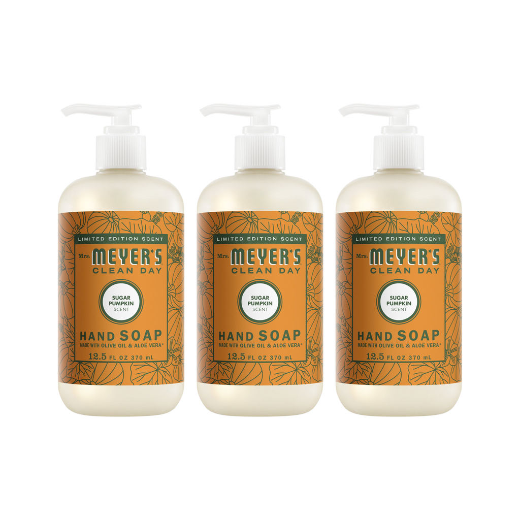 Sugar Pumpkin Liquid Hand Soap 3-count Bundle