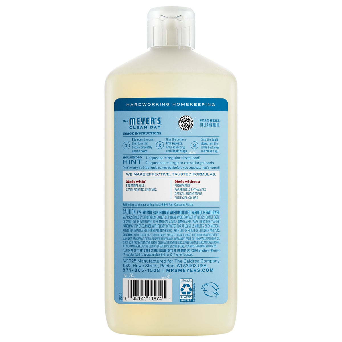 Mrs. Meyer's Rain Water Ultra Concentrated Laundry Detergent