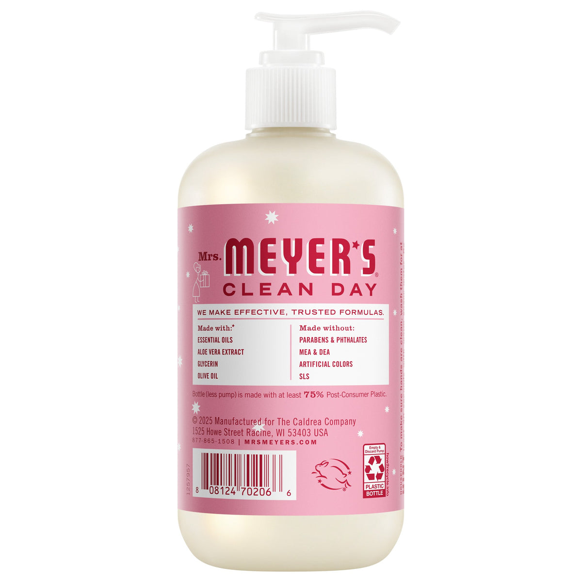 Mrs. Meyer's Peppermint Liquid Hand Soap 3-count Bundle 