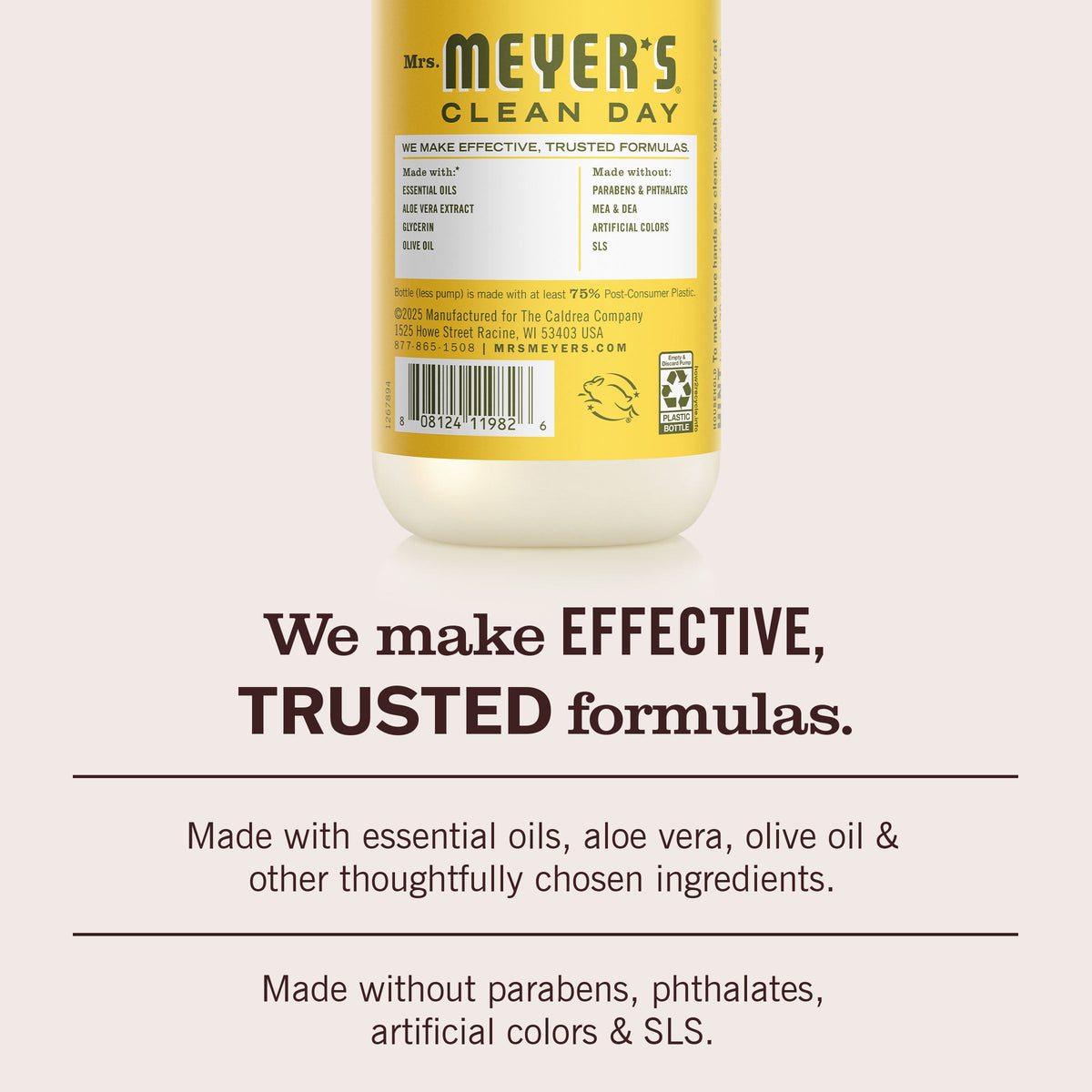 Mrs. Meyer's Dandelion Liquid Hand Soap 3-count Bundle 
