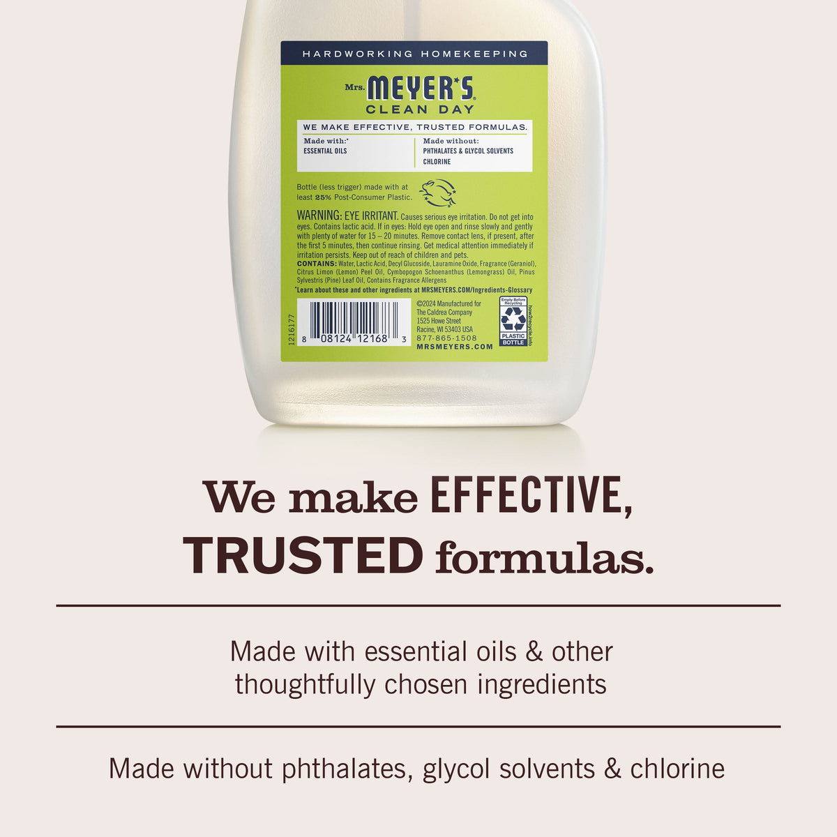 Mrs. Meyer's Lemon Verbena Tub & Tile