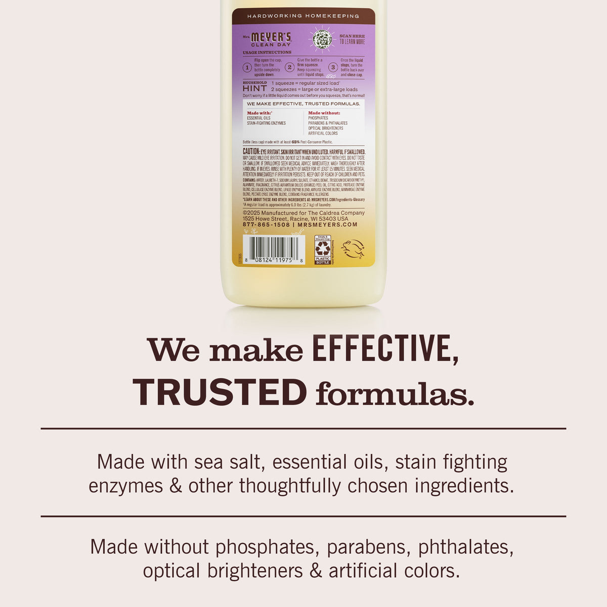 Mrs. Meyer's Compassion Flower Ultra Concentrated Laundry Detergent