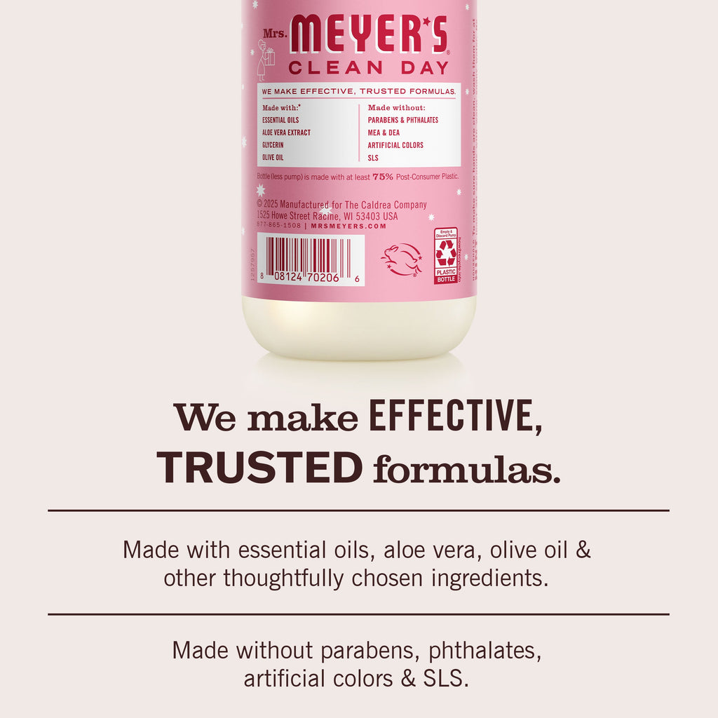 Mrs. Meyer's Peppermint Liquid Hand Soap 3-count Bundle 