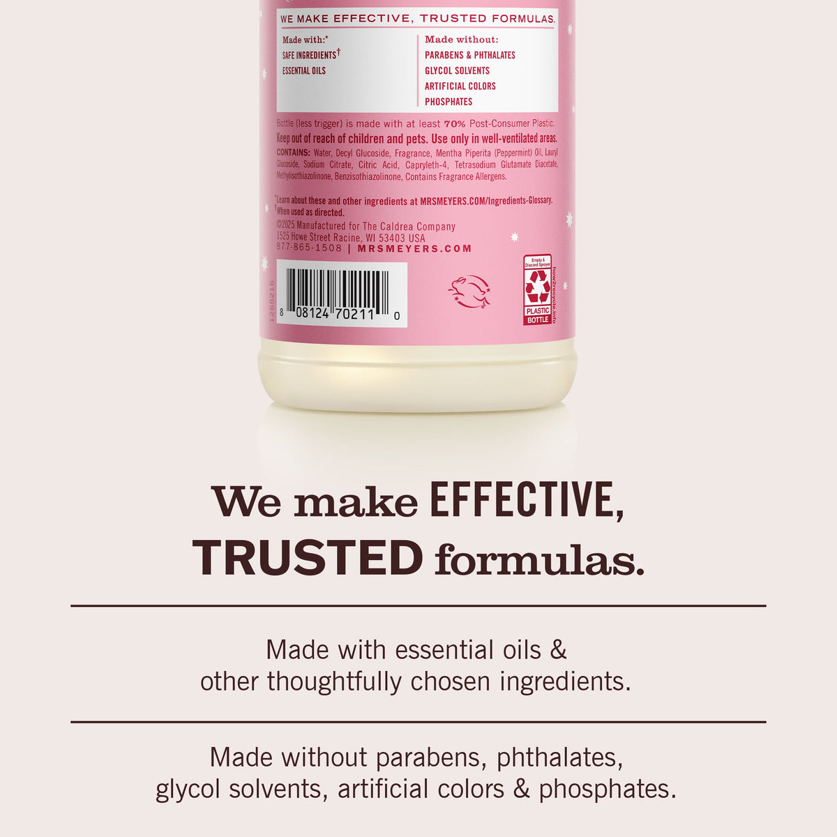 Mrs. Meyer's Peppermint Multi-Surface Everyday Cleaner 3-count Bundle