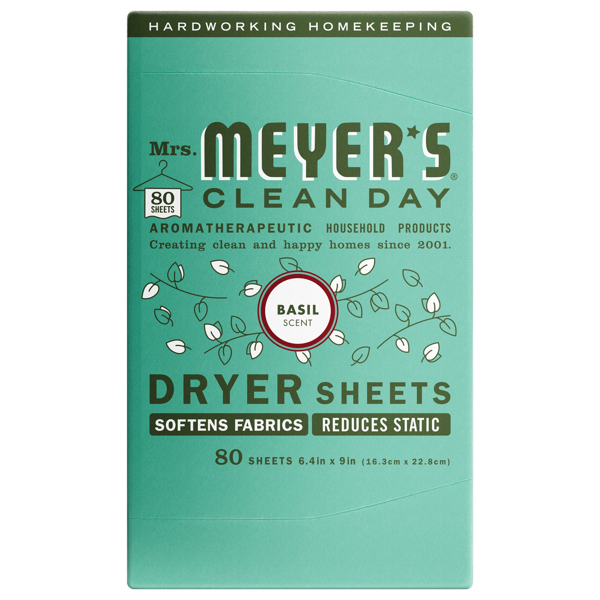 Mrs. Meyer's Basil Dryer Sheets