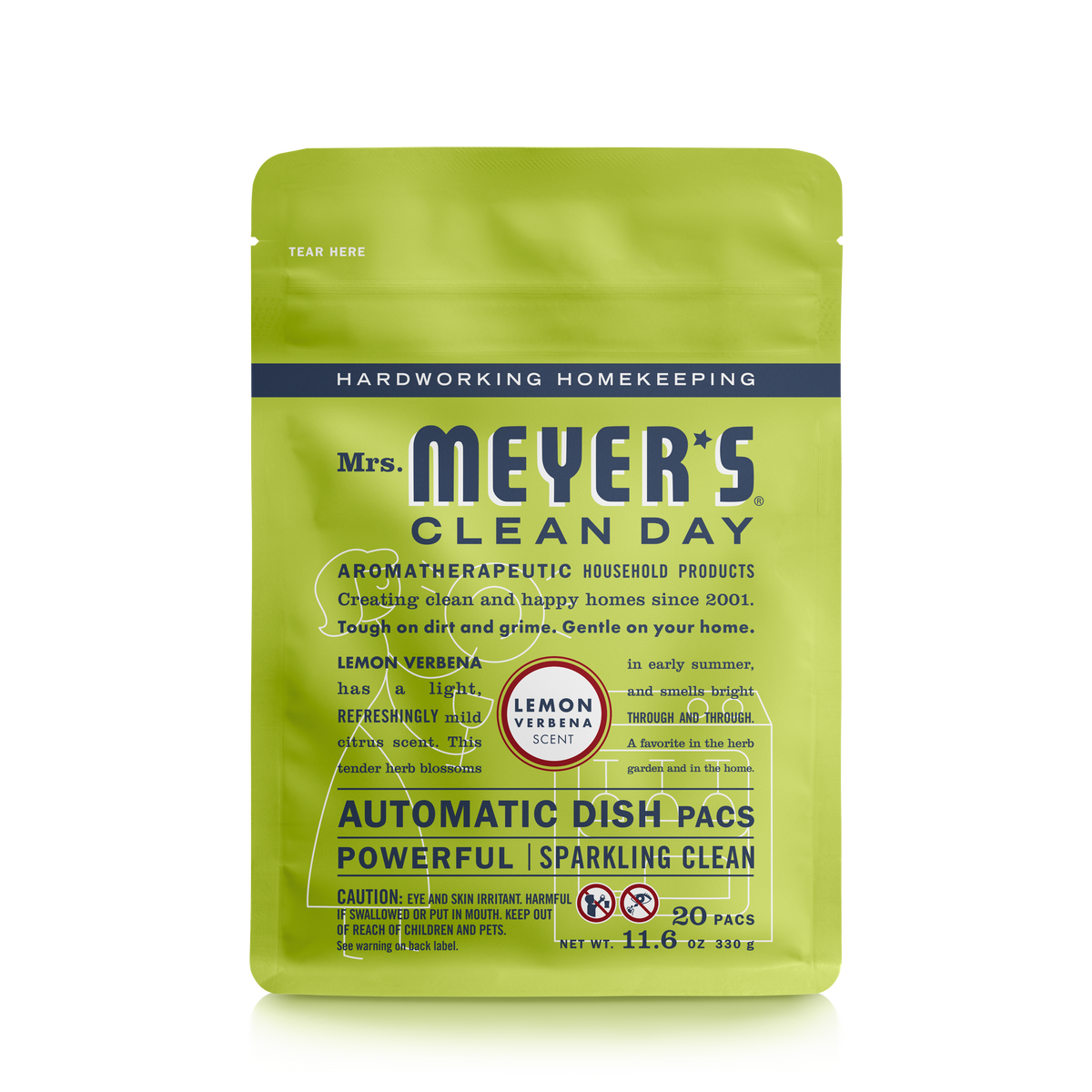 Mrs. Meyer's Lemon Verbena Automatic Dish Packs